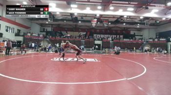 165 lbs Champ. Round 1 - Cody Wagner, Little Rock vs Jack Thomsen, Northern Iowa