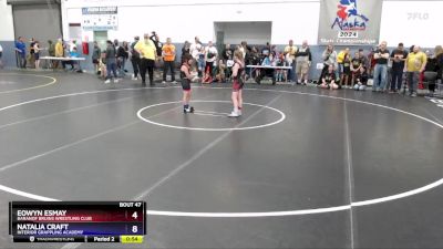 73 lbs Quarterfinal - Eowyn Esmay, Baranof Bruins Wrestling Club vs Natalia Craft, Interior Grappling Academy