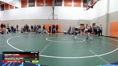 190 lbs Cons. Round 5 - Rayden Caudill, Lucas vs Francesco Salvino, Washington (Massillon)