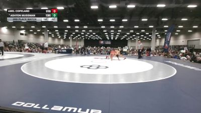 175 lbs 3rd Place Match - Abel Copeland, Black Fox Wrestling Academy vs Ashton Mussman, Team Champs Wrestling Club
