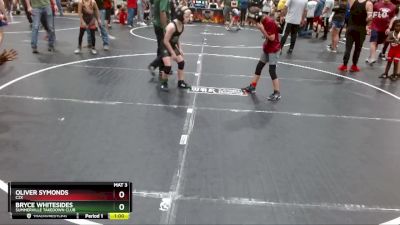 75 lbs Cons. Round 2 - Oliver Symonds, C2X vs Bryce Whitesides, Summerville Takedown Club