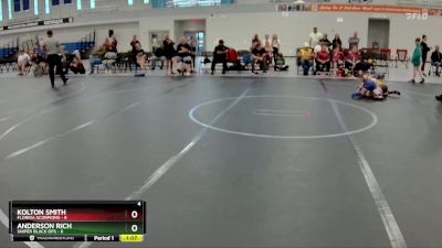 56 lbs Round 2 (6 Team) - Kolton Smith, Florida Scorpions vs Anderson Rich, Sniper Black Ops