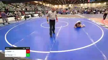 83 lbs Quarterfinal - Jack Baker, Livermore Elite WC vs Noah Fenner, The Hunt Wrestling Club