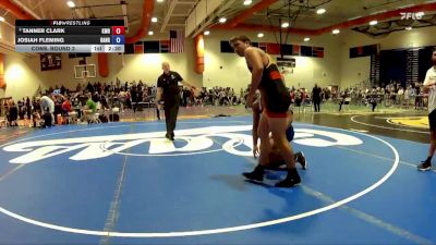 165 lbs Cons. Round 3 - Tanner Clark, Kellam Mat Rats vs Josiah Fleming, Alchemy