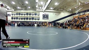 165 lbs Cons. Semi - Logan Shubert, Chardon vs Matthew Chalkwater, North Olmsted