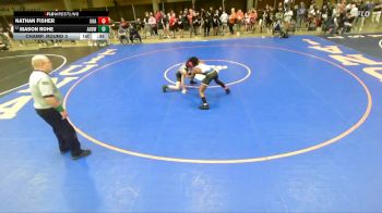 113 lbs Champ. Round 3 - Mason Rohe, Andrew vs Nathan Fisher, Unattached