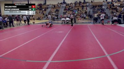 149 lbs Cons. Round 3 - Dylan Louwagie, Southwest State vs William Penn, Iowa Lakes Community College