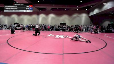 110 lbs Champ. Round 1 - Allison Patten, Rhode Island vs Katie Porcelli, New York