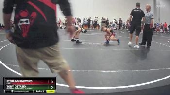 65 lbs Cons. Round 2 - Tony Distasio, Refinery Wrestling Academy vs Sterling Knowles, PWC