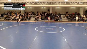 120 lbs Round 1 (16 Team) - Kaden Braun, Millard West vs Cooper Edson, Sedgwick County/Fleming