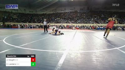 133 lbs Round Of 64 - Julius Caygill, Bixby vs Chad Landers, Cache Wrestling Club