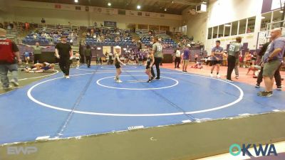 61 lbs Consolation - Paxtin Hafer, Mannford Pirate Youth Wrestling vs Byrd Ware, Cleveland Takedown