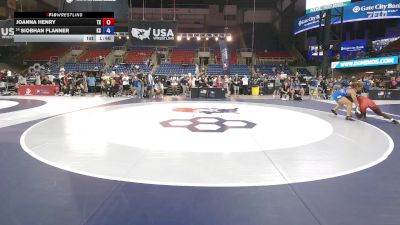 155 lbs Cons. Rd Of 16 - Joanna Henry, TX vs Siobhan Flanner, KS