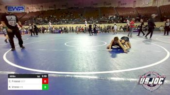 80 lbs 3rd Place - Caleb Frease, Scots Wrestling Club vs Knox Vrana, Kansas Young Guns