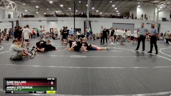 126 lbs Round 4 (8 Team) - Gabe Ballard, Grit Mat Club vs Andrij Szczesniuk, Kraken Blue