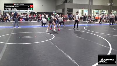 135 lbs Cons. Round 3 - Myles Garza, Garden City vs Jaxon Waterer, Silver Lake
