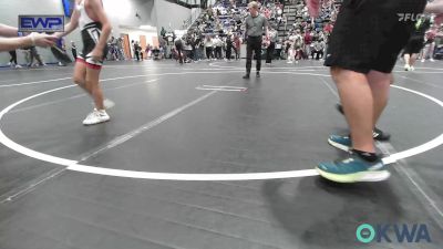 64 lbs Quarterfinal - Hollis Short, Shelton Wrestling Academy vs Ava Grijalva, Southmoore SaberCats Wrestling