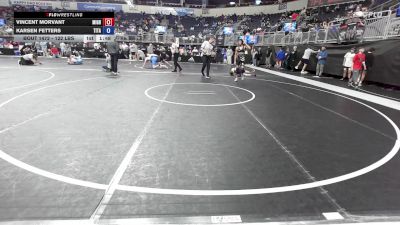 122 lbs Consi Of 4 - Vincent Morvant, Mighty Lion Wrestling Club vs Karsen Fetters, Titan Wrestling