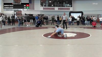 133 lbs Round Of 16 - Marco Tocci, North Carolina vs Aaron Lucio, Southeastern