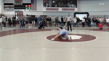 133 lbs Round Of 16 - Marco Tocci, North Carolina vs Aaron Lucio, Southeastern