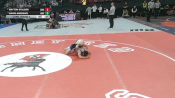 Cons. Round 2 - Bryton Stalder, Southern Valley vs Gavin Andrews, Arapahoe