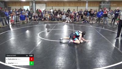 I 100 lbs Consi Of 8 #1 - Joshua Salvaterra, Dallas vs Landis Keefer, Dalmatia