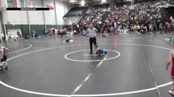 43 lbs Quarterfinal - Ayden Dickinson, Fusion vs Bryer Miller, Pierce Warbirds