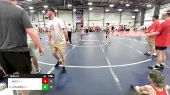 106 lbs Rr Rnd 2 - Jackson Webb, The Asylum Red vs Caleb Schaetzle, Capital City Wrestling Club