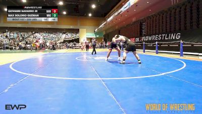 220 lbs Consi Of 8 #2 - Giovanni Navarro Jr, Dark Knights Wrestling Club vs Max Solorio Guzman, Windsor Wrestling Club