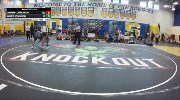 215 lbs Round 3 (8 Team) - Ayden Lombardo, Wellington vs Miles Johnsen, Black Hive
