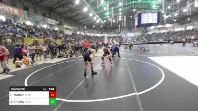 135 lbs Round Of 32 - Erin Mattedi, Team Grand Valley Elite vs Jammer Grigsby, Pagosa Springs Middle School