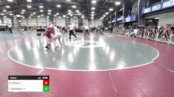 152 lbs Consi Of 32 #1 - Aidan Cross, NJ vs Tanner Bradeen, ME