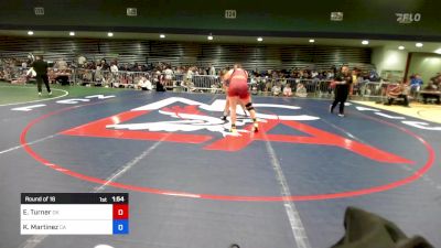 200 lbs Round Of 16 - Emery Turner, OK vs Katianna Martinez, CA