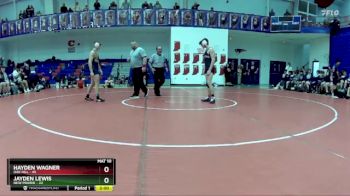 150 lbs Semis & Wb (16 Team) - Hayden Wagner, Oak Hill vs Jayden Lewis, New Prairie