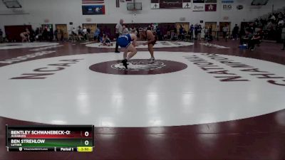 184 lbs Semifinal - Bentley Schwanebeck-Ostermann, Augsburg vs Ben Strehlow, Luther