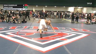 157 lbs Consi Of 8 #2 - Brian Chamberlain, PA vs Josiah Sykes, VA