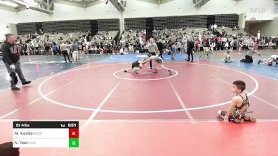 83-M lbs Round Of 32 - Malec Ksebe, McDonald Wrestling Academy vs Nicholas Teal, South Plainfield