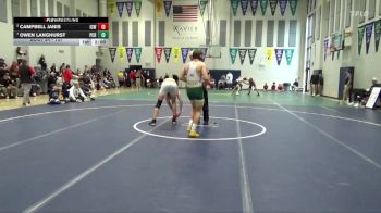 157 lbs Quarterfinal - Owen Langhurst, Prairie, Cedar Rapids vs Campbell Janis, Iowa City, West