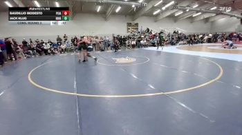165 lbs Cons. Round 3 - Baudillio Modesto, Platte Valley vs Jack Klug, Ralston Valley
