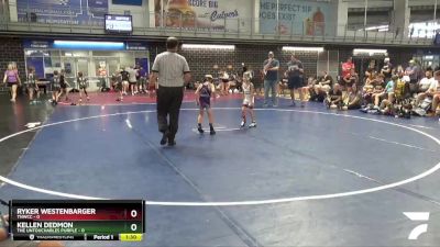 45 lbs Placement Matches (8 Team) - Kellen Dedmon, The Untouchables Purple vs Ryker Westenbarger, TNWCC