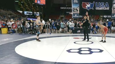 100 lbs Cons. Sub-semis - Logan Raske, Tennessee vs Jaxson Tocco, New York