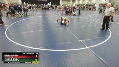 132 lbs Cons. Round 2 - David Ritchey, Keystone Kids vs Charlie Irwin, MATPAC Wrestling Club