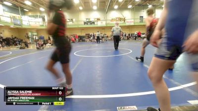 113-115 lbs Round 3 - Alyssa Salemie, Terminator Wrestling Academy vs Jaydah Freeman, NC Raider Wrestling