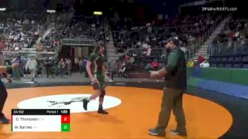 2A-152 lbs Quarterfinal - Cael Thompson, Cokeville vs Wyatt Barnes, Tongue River