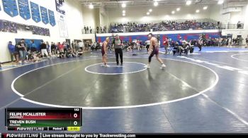 132 lbs Champ. Round 1 - Felipe McAllister, University vs Treven Bush, Kellogg