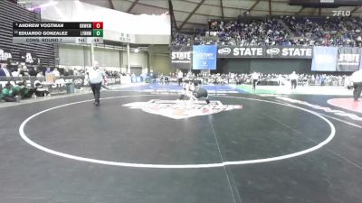 Boys 3A 113 lbs Cons. Round 7 - Eduardo Gonzalez, Lynnwood vs Andrew Vogtman, Kennewick
