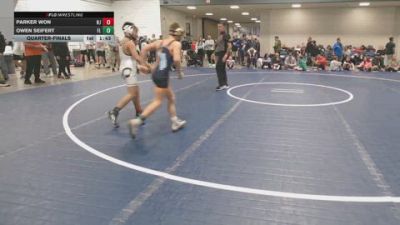 90 lbs Quarterfinal - Parker Won, NJ vs Owen Seifert, FL
