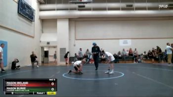 77-88 lbs Round 2 - Mason Burke, Charger Wrestling Club vs Mason Ireland, Empire Battle School