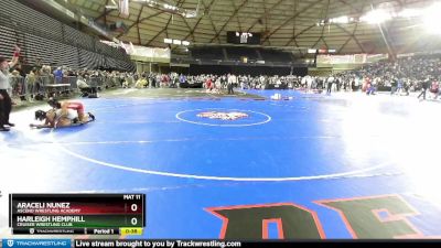 115 lbs Cons. Round 1 - Araceli Nunez, Ascend Wrestling Academy vs Harleigh Hemphill, Cruiser Wrestling Club