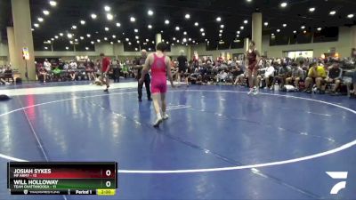 138 lbs Placement Matches (32 Team) - Will Holloway, Team Chattanooga vs Josiah Sykes, MF Army